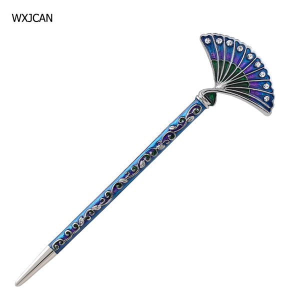 wxjcan unique hair stick cloisonne process fan-shape sticks for hair hairpins for women wedding decorations bijoux de tete h1087, Golden;silver
wxjcan unique hair stick cloisonne process fan-shape sticks for hair hairpins for women wedding decorations bijoux de tete h1087, Golden;silver