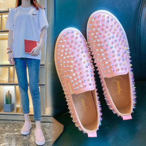 large size women's shoes fashion flat bottom women's sports shoes rivet casual sneakers outdoor light running
large size women's shoes fashion flat bottom women's sports shoes rivet casual sneakers outdoor light running