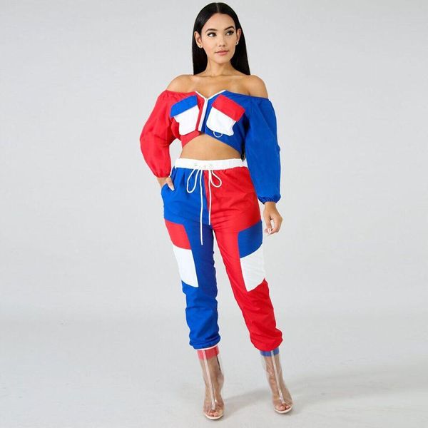 fashion designer off shoulder womens designer tracksuits two piece set pants sweet long sleeved zipper suits women leggings casual, Gray
fashion designer off shoulder womens designer tracksuits two piece set pants sweet long sleeved zipper suits women leggings casual, Gray