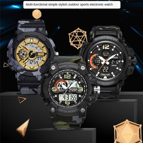 dqy1a men's sports electronic multi-functional waterproof shockproof mud-proof outdoor mountaineering large screen watch electronic wat, Blue
dqy1a men's sports electronic multi-functional waterproof shockproof mud-proof outdoor mountaineering large screen watch electronic wat, Blue