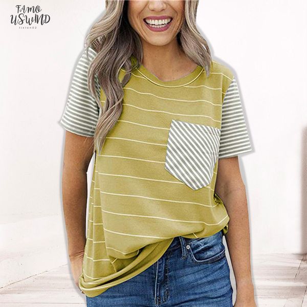 t shirt women striped pocket women tees 2020 new summer o neck female short sleeves 2xl tshirt women clothes casual top, White
t shirt women striped pocket women tees 2020 new summer o neck female short sleeves 2xl tshirt women clothes casual top, White