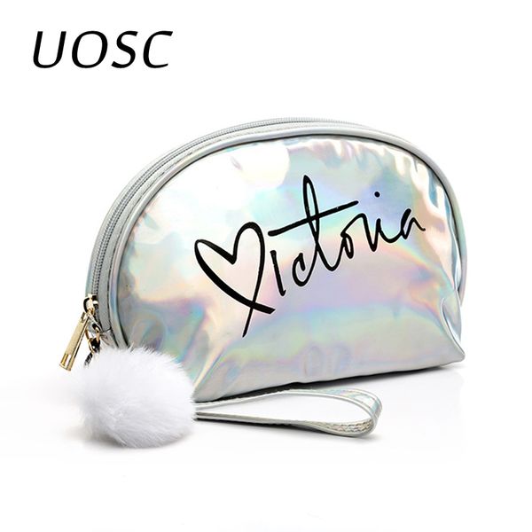 designer bag makeup bag travel women cute make up bags zipper pvc letter fashion women travel organizer cosmetic bags 2019