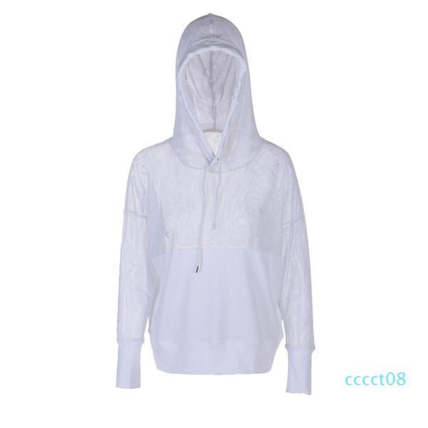 ayopanda 2017 new hollow long sleeve hoodies loose mesh running yoga white breathable workout sweater for drop shipping ct08, White;black
ayopanda 2017 new hollow long sleeve hoodies loose mesh running yoga white breathable workout sweater for drop shipping ct08, White;black