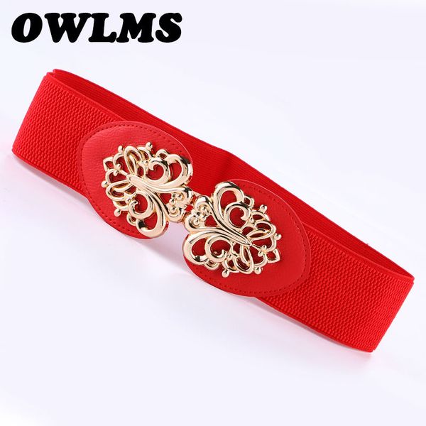 female decoration cummerbunds wide elastic cummerbund waist strap dress accessories cinturones mujer gold buckle lady coat belt, Black;brown
female decoration cummerbunds wide elastic cummerbund waist strap dress accessories cinturones mujer gold buckle lady coat belt, Black;brown