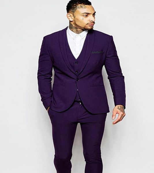 new style purple groom tuxedos peak lapel groomsmen mens wedding dress excellent man jacket blazer 3 piece suit(jacket+pants+vest+tie) 672, Black;gray
new style purple groom tuxedos peak lapel groomsmen mens wedding dress excellent man jacket blazer 3 piece suit(jacket+pants+vest+tie) 672, Black;gray