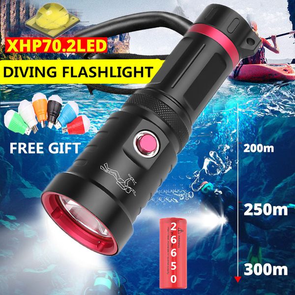 waterproof ipx8 diving xhp70.2 yellow white led torch dive underwater 80m lamp light camping use 26650 18650 battery
waterproof ipx8 diving xhp70.2 yellow white led torch dive underwater 80m lamp light camping use 26650 18650 battery