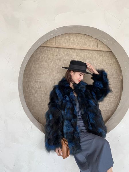 new genuine real natural fur coat women's fashion loose style warm winter waistcoats jacket custom big size, Black
new genuine real natural fur coat women's fashion loose style warm winter waistcoats jacket custom big size, Black