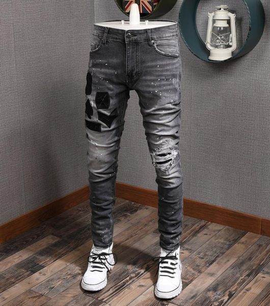 ws7765 fashion men's jeans 2020 runway european design party style men's clothing, Blue
ws7765 fashion men's jeans 2020 runway european design party style men's clothing, Blue