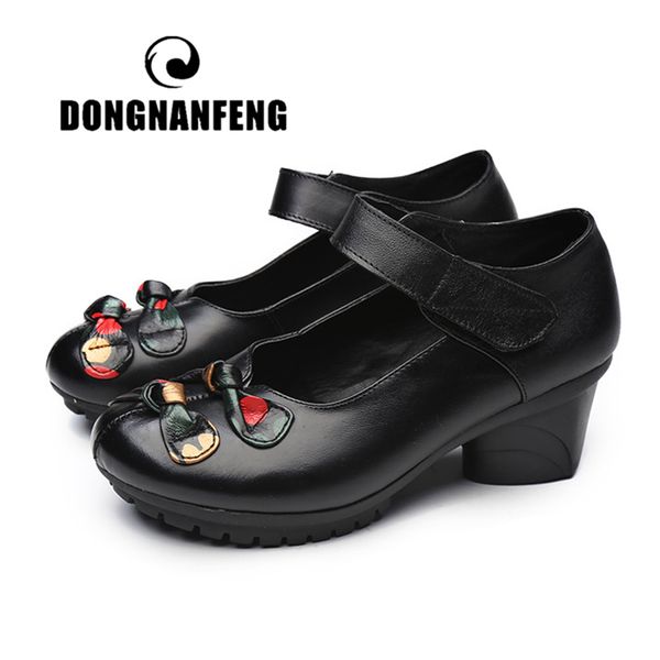 dongnanfeng women's old mother ladies female shoes sandals cool summer beach cow genuine leather bow floral size 35-41 mld-9915, Black
dongnanfeng women's old mother ladies female shoes sandals cool summer beach cow genuine leather bow floral size 35-41 mld-9915, Black