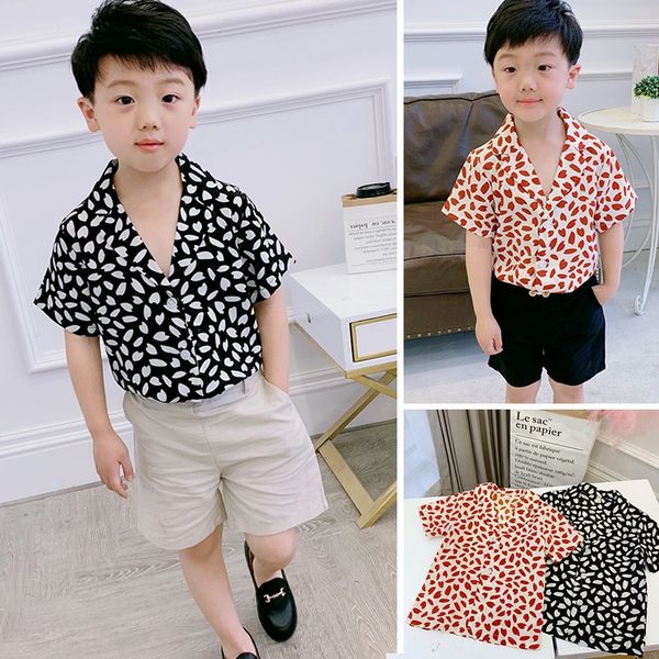 2019 korean new clothing flower children's shirt children's clothing boy's chiffon v-neck shirt cool breathable fashion, White;black
2019 korean new clothing flower children's shirt children's clothing boy's chiffon v-neck shirt cool breathable fashion, White;black