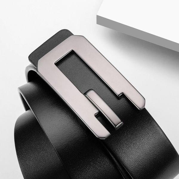 popular high-end business layer cowhide black men's genuine leather belt smooth buckle belt, Black;brown 
popular high-end business layer cowhide black men's genuine leather belt smooth buckle belt, Black;brown