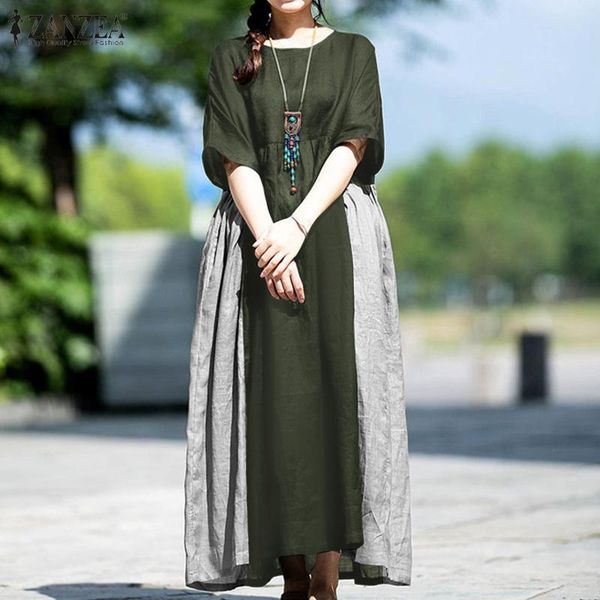 party dresses zanzea women vintage patchwork dress summer sundress casual half sleeve cotton linen vestido femme robe kaftan loose, White;black
party dresses zanzea women vintage patchwork dress summer sundress casual half sleeve cotton linen vestido femme robe kaftan loose, White;black