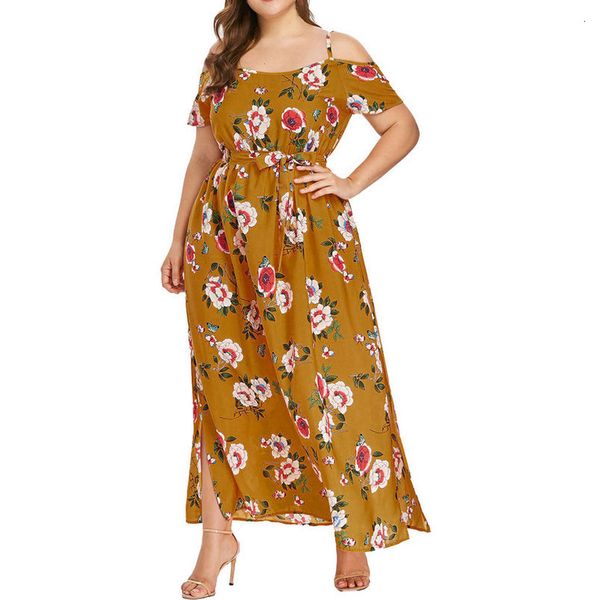 womens plus size bohemian maxi dres strapless strap high elastic waist bow floral print long dress beach party vestidos, Black;gray
womens plus size bohemian maxi dres strapless strap high elastic waist bow floral print long dress beach party vestidos, Black;gray