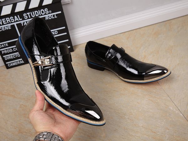 caesar2020 business formal buckle genuine pointed trendy leather t-stage personalized casual men's shoes, Black
caesar2020 business formal buckle genuine pointed trendy leather t-stage personalized casual men's shoes, Black