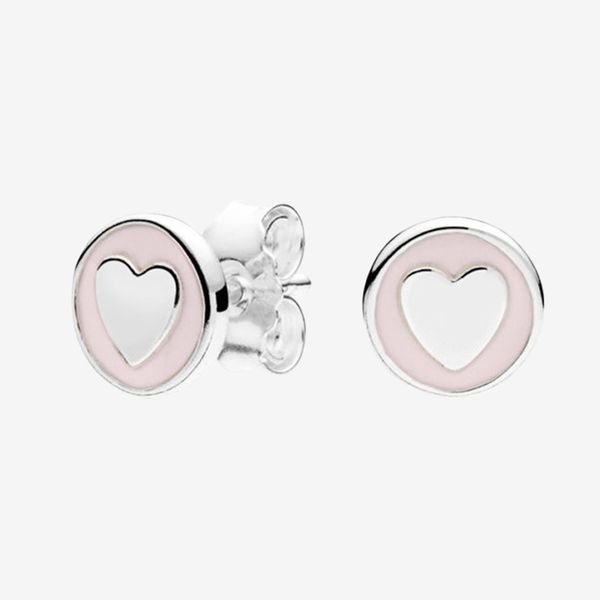 pink enamel love heart wedding earring summer jewelry with original box for pandora 925 sterling silver stud earrings, Golden;silver
pink enamel love heart wedding earring summer jewelry with original box for pandora 925 sterling silver stud earrings, Golden;silver