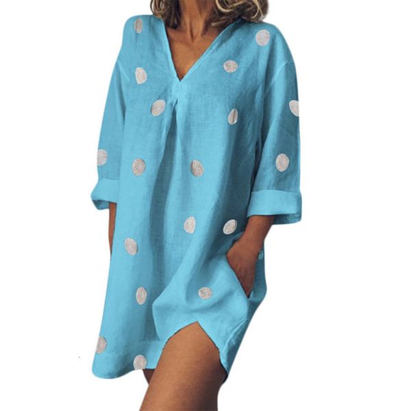 women dress holiday boho dot print pomisi loose beach party floral tunic printed striped female women dress summer, Black;gray
women dress holiday boho dot print pomisi loose beach party floral tunic printed striped female women dress summer, Black;gray