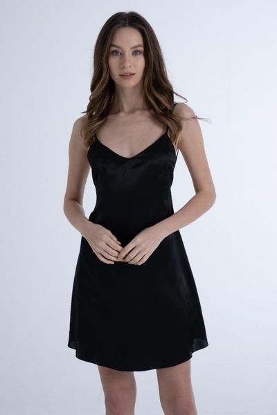 rossa intimo women black satin bride dress & nightdress ri5000, Black;red 
rossa intimo women black satin bride dress & nightdress ri5000, Black;red