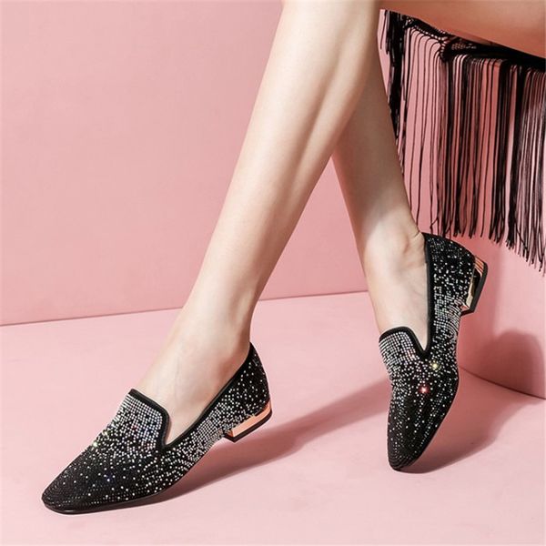 rhinestone women shoes flat fashion genuine leather shoes woman slip on oxford for women, Black
rhinestone women shoes flat fashion genuine leather shoes woman slip on oxford for women, Black