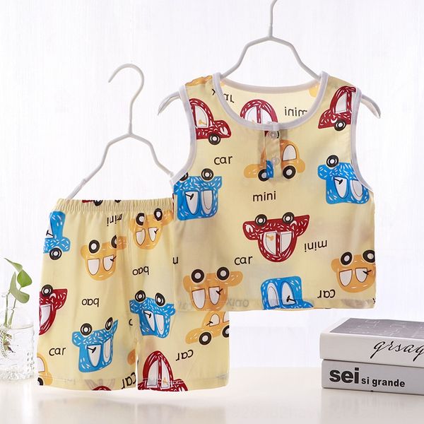 mhzky children's suit men's and women's baby air conditioning vest cotton silk sleeveless air conditioning home clothes 0-8 y, Blue
mhzky children's suit men's and women's baby air conditioning vest cotton silk sleeveless air conditioning home clothes 0-8 y, Blue