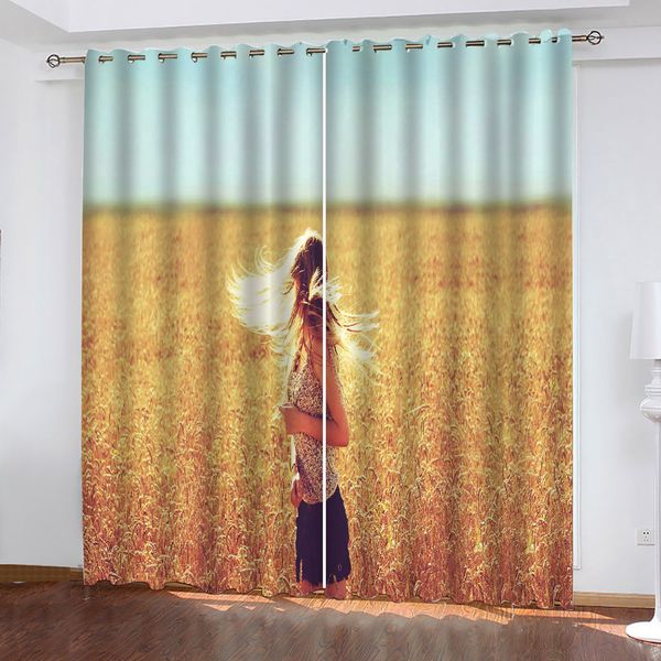 beautiful p fashion customized 3d curtains people p wheat landscape decoration curtains
beautiful p fashion customized 3d curtains people p wheat landscape decoration curtains