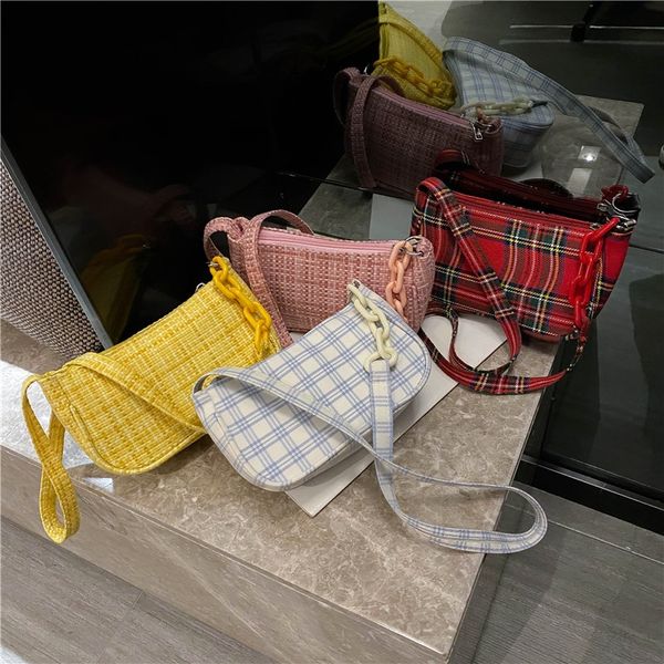 korean style twill women's 2020 new checked ins women's single shoulder leggings bag fashion armpit canvas canvas bag, White
korean style twill women's 2020 new checked ins women's single shoulder leggings bag fashion armpit canvas canvas bag, White