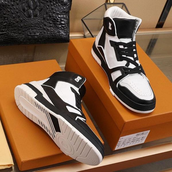 trainer sneaker mid -men 's shoes herren luxus marken schuhe breathable fashion footwears lace -up men shoes autumn and winter sho, Black
trainer sneaker mid -men 's shoes herren luxus marken schuhe breathable fashion footwears lace -up men shoes autumn and winter sho, Black