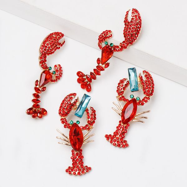 2020 winter new design red lobster drop earrings womens ladies girls fashion dangle crystal statement earring gifts jewelry, Silver
2020 winter new design red lobster drop earrings womens ladies girls fashion dangle crystal statement earring gifts jewelry, Silver