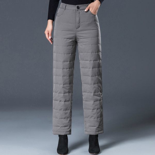 womens high waist wide leg down pants winter outdoor hiking warm windproof straight pant 90% white duck down thermal trousers, Black;green
womens high waist wide leg down pants winter outdoor hiking warm windproof straight pant 90% white duck down thermal trousers, Black;green
