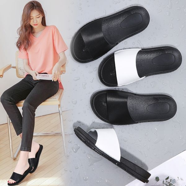 2020 outdoor women's summer thick-soled genuine leather flat-heeled flat-soled slippers outdoor wedge beach slippers
2020 outdoor women's summer thick-soled genuine leather flat-heeled flat-soled slippers outdoor wedge beach slippers
