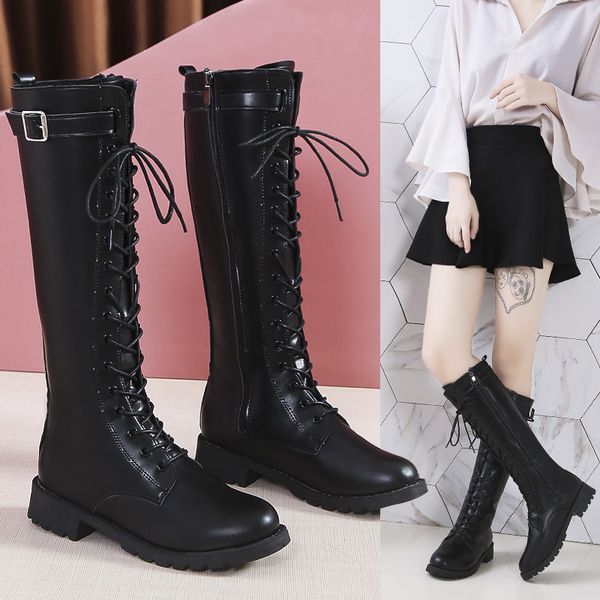 winter boots women knee high long boots split leather fashion lace-up snow non-slip black motorcycle woman 2020 new
winter boots women knee high long boots split leather fashion lace-up snow non-slip black motorcycle woman 2020 new