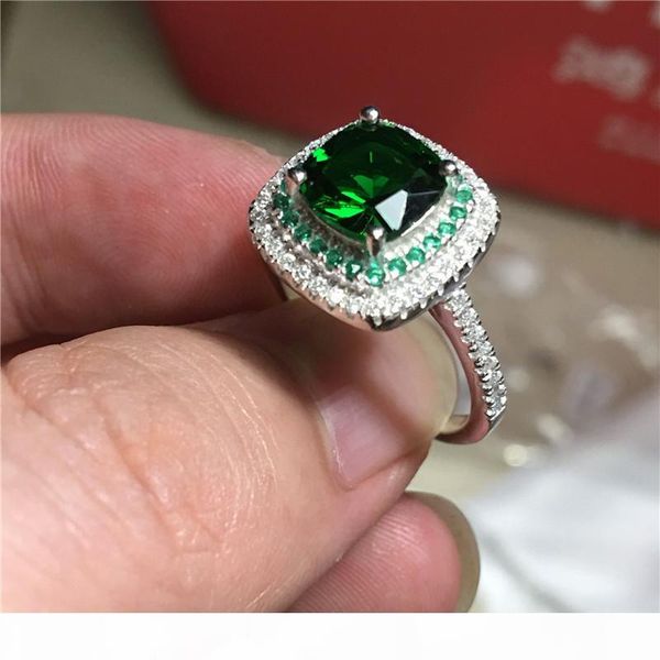 women fashion 100% real 925 sterling silver rings 3ct green 5a zircon cz engagement wedding band ring for women jewelry gift, Slivery;golden
women fashion 100% real 925 sterling silver rings 3ct green 5a zircon cz engagement wedding band ring for women jewelry gift, Slivery;golden