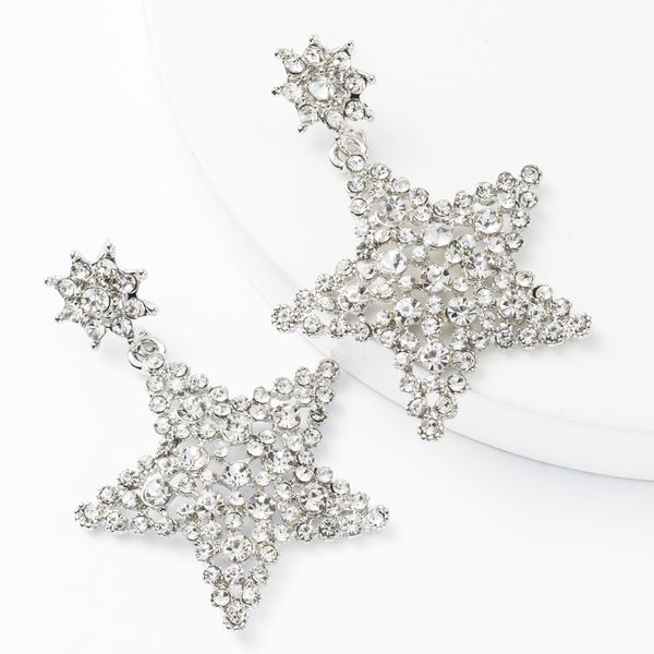 fashion temperament exaggerated multi-layer star five-pointed star diamond rhinestone full diamond earrings female earrings online red, Golden
fashion temperament exaggerated multi-layer star five-pointed star diamond rhinestone full diamond earrings female earrings online red, Golden