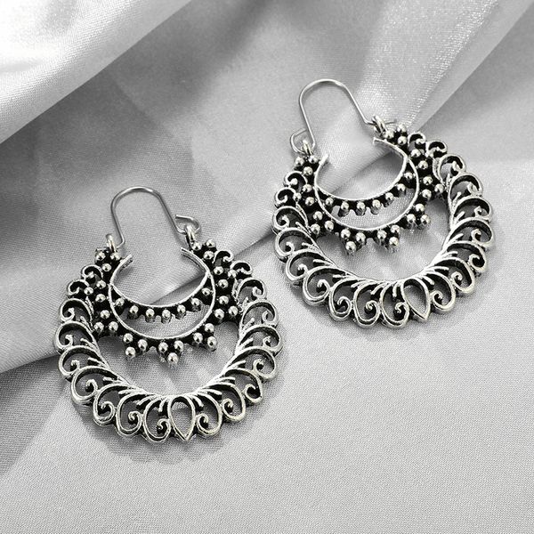 vintage bell tassel gold earring boho antique ethnic silver color drop hanging earrings for women ladies pendientes 9031, Golden 
vintage bell tassel gold earring boho antique ethnic silver color drop hanging earrings for women ladies pendientes 9031, Golden