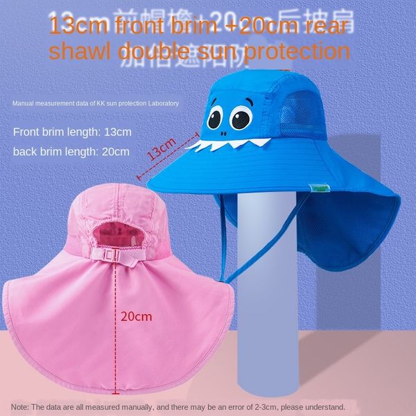 children's summer uv-proof bucket bucket sun for boys and girls sun hat fisherman hat baby beach big eaves, Blue;gray
children's summer uv-proof bucket bucket sun for boys and girls sun hat fisherman hat baby beach big eaves, Blue;gray