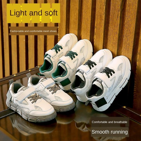 2020 new children's super fiber mesh sports sports shoes mesh sneakers breathable casual all-match boys' and girls' white sho, Black
2020 new children's super fiber mesh sports sports shoes mesh sneakers breathable casual all-match boys' and girls' white sho, Black