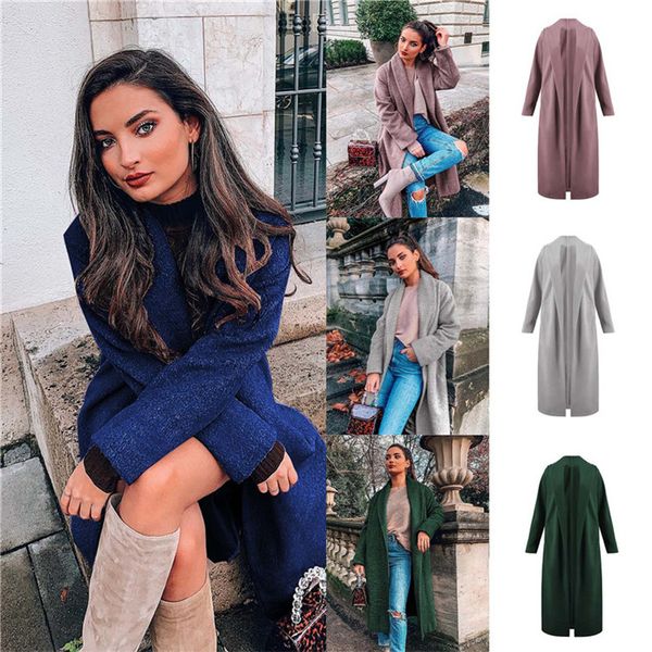 x-long cardigan womens blends lapel neck loose winter womens designer coats windproof long sleeve solid color ladies outerwear, Black
x-long cardigan womens blends lapel neck loose winter womens designer coats windproof long sleeve solid color ladies outerwear, Black