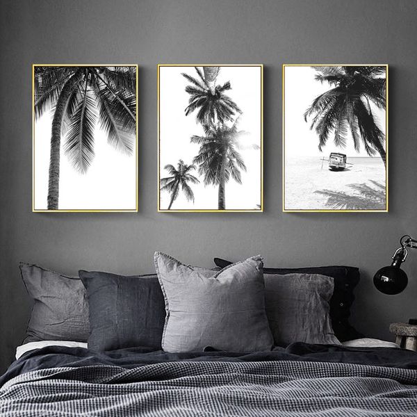 black white tropical palm tree canvas posters and prints minimalist painting wall art picture nordic living room home decor
black white tropical palm tree canvas posters and prints minimalist painting wall art picture nordic living room home decor