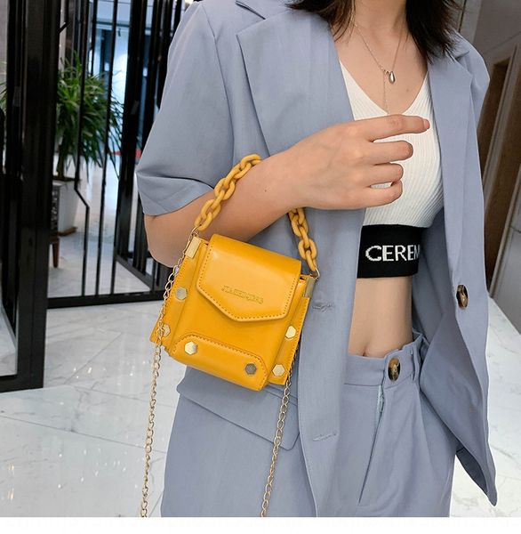 2020 new chain small satchel small square square korean fashion single shoulder crossbody bag mini portable women's bag, White
2020 new chain small satchel small square square korean fashion single shoulder crossbody bag mini portable women's bag, White