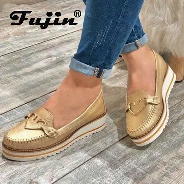 fujin women's slip on loafers platform woman women all seasons soft pu leather sneakers sewing flat bottom fashion female shoes, Black
fujin women's slip on loafers platform woman women all seasons soft pu leather sneakers sewing flat bottom fashion female shoes, Black