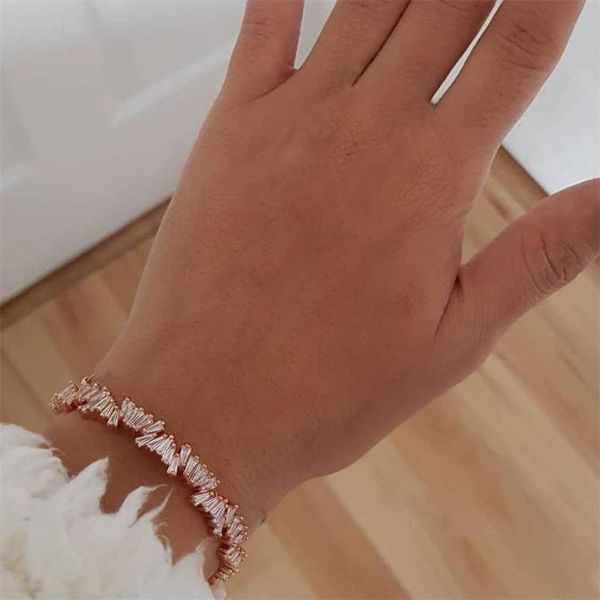 women bracelets exquisite geometric crystal opening rose gold bracelet female sweet romantic anniversary gift, Black
women bracelets exquisite geometric crystal opening rose gold bracelet female sweet romantic anniversary gift, Black