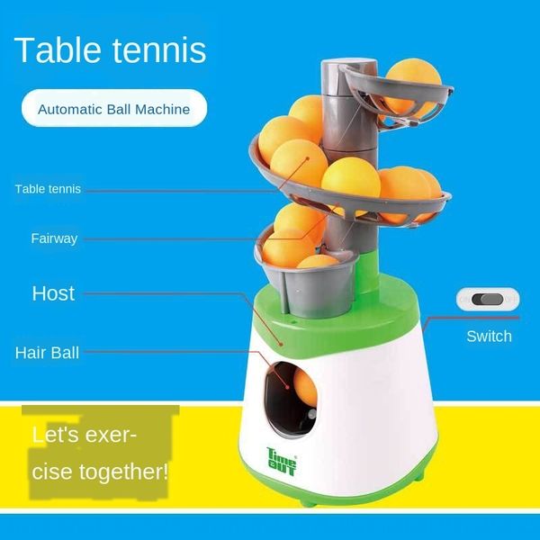 on-time serving tennis sports table tennis trainer automatic serve machine set children's entertainment portable toys
on-time serving tennis sports table tennis trainer automatic serve machine set children's entertainment portable toys