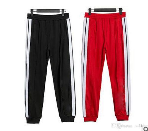 2020 new arrival mens women track pants sweatpants spring summer autumn tracksuit designer white striped webbing trousers, Black
2020 new arrival mens women track pants sweatpants spring summer autumn tracksuit designer white striped webbing trousers, Black