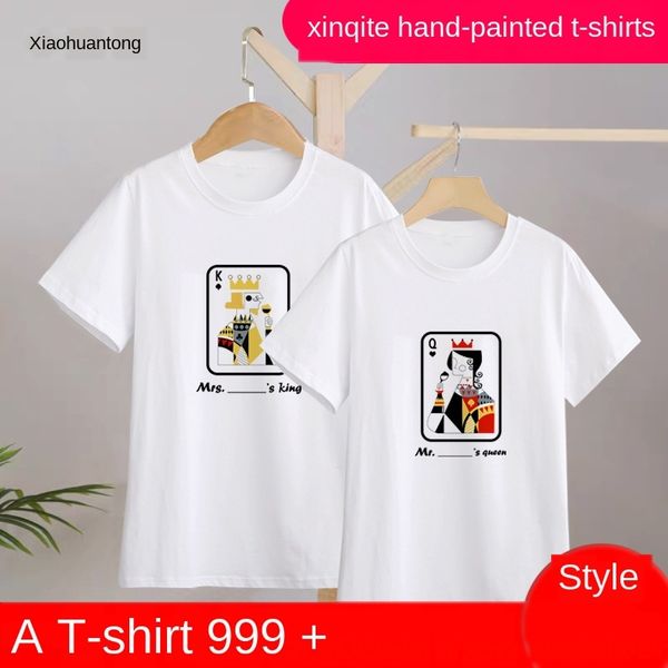 diy handmade creative hand-painted creative gift for girlfriend short-sleeved new women's 2020 summer diyt t-shirt t-shirt clothes, Silver
diy handmade creative hand-painted creative gift for girlfriend short-sleeved new women's 2020 summer diyt t-shirt t-shirt clothes, Silver