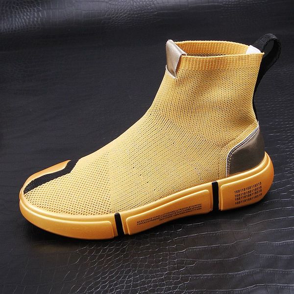 height increased knitted men's socks shoes gold silver hip hop mesh men's casual shoes sneakers platform web celebrity h3, Black
height increased knitted men's socks shoes gold silver hip hop mesh men's casual shoes sneakers platform web celebrity h3, Black
