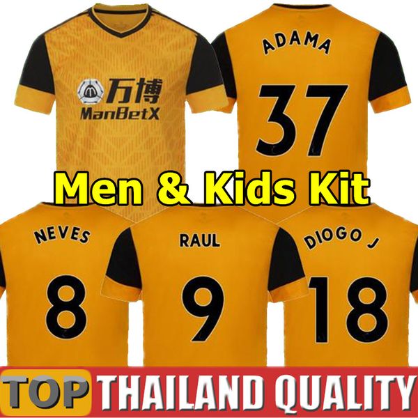 20 21 wolves soccer jerseys raul 2020 2021 wolverhampton wanderers podence diogo neves football shirt set otto adama men kids kit uniform, Black;yellow
20 21 wolves soccer jerseys raul 2020 2021 wolverhampton wanderers podence diogo neves football shirt set otto adama men kids kit uniform, Black;yellow