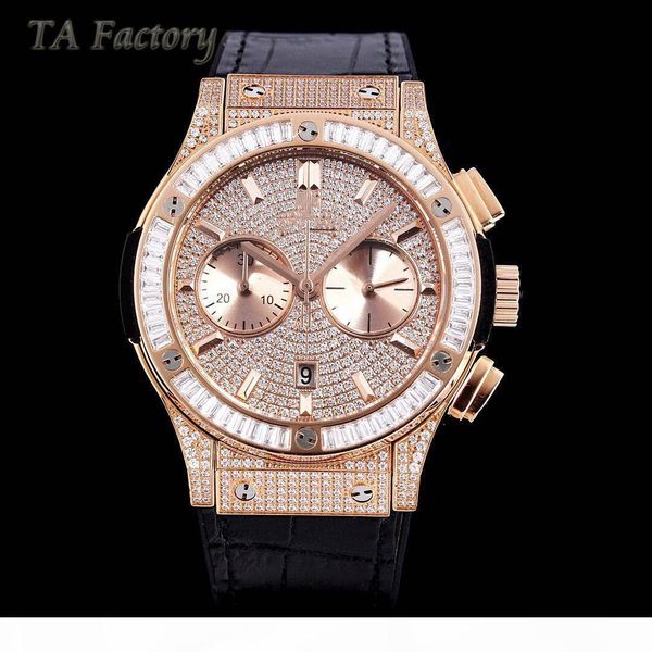 ta factory full star chronograph 1143 automatic movement watch by 45mm rubber watchband natural sapphire glass super waterproof, Slivery;brown
ta factory full star chronograph 1143 automatic movement watch by 45mm rubber watchband natural sapphire glass super waterproof, Slivery;brown