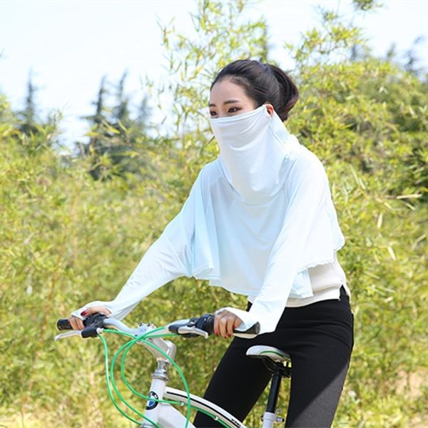 ice silk bicycle facial mask bicycle sunscreen mask women's summer shawl outdoor sunshade cycling uv-proof sleeve three-in-one thin, Blue;gray
ice silk bicycle facial mask bicycle sunscreen mask women's summer shawl outdoor sunshade cycling uv-proof sleeve three-in-one thin, Blue;gray