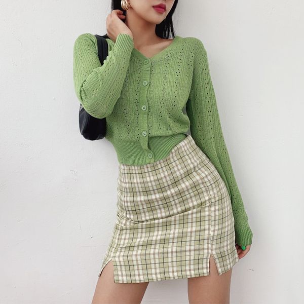 skirts 2021 summer women split details plaid mini skirt with under shorts in check, Black
skirts 2021 summer women split details plaid mini skirt with under shorts in check, Black