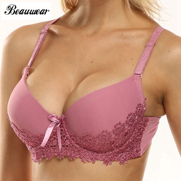 beauwear lace embroidery lingerie for women padded bra underwire bralette b c cup plus size brassiere 85 90 95 100, Red;black
beauwear lace embroidery lingerie for women padded bra underwire bralette b c cup plus size brassiere 85 90 95 100, Red;black