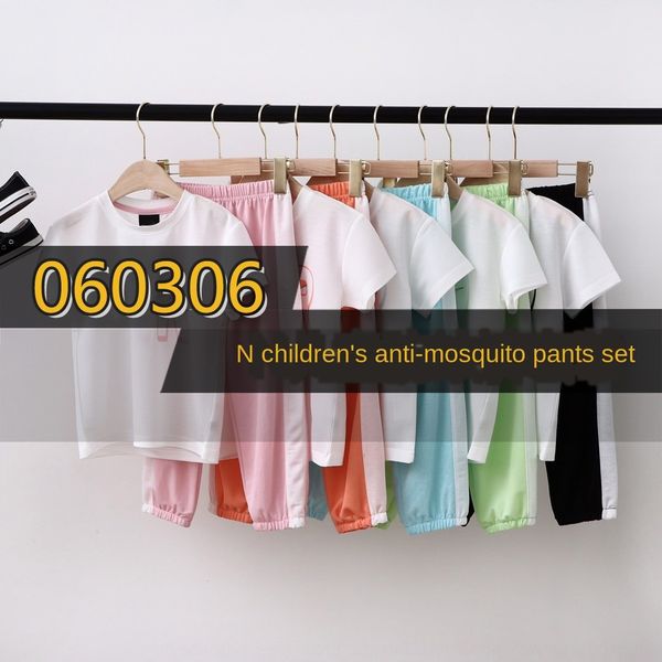 clothing n-pattern short-sleeved t-shirt + anti-mosquito trousers two-piece suit anti-mosquito pants children's children's 060306
clothing n-pattern short-sleeved t-shirt + anti-mosquito trousers two-piece suit anti-mosquito pants children's children's 060306